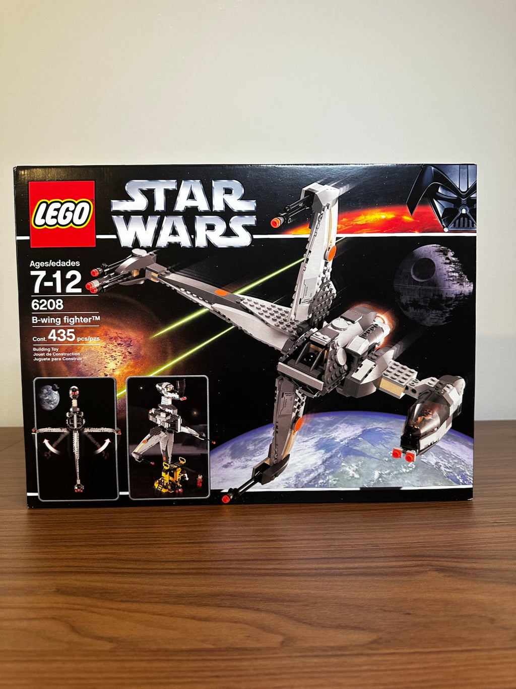 LEGO Star Wars 6208 B-wing Fighter sealed box front