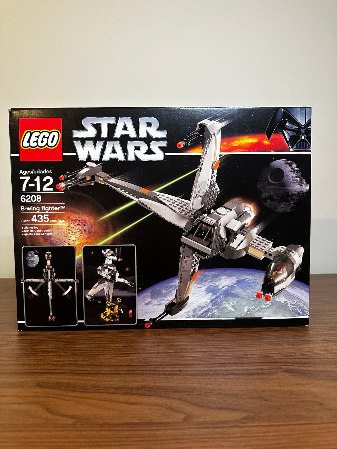 LEGO Star Wars 6208 B-wing Fighter sealed box front